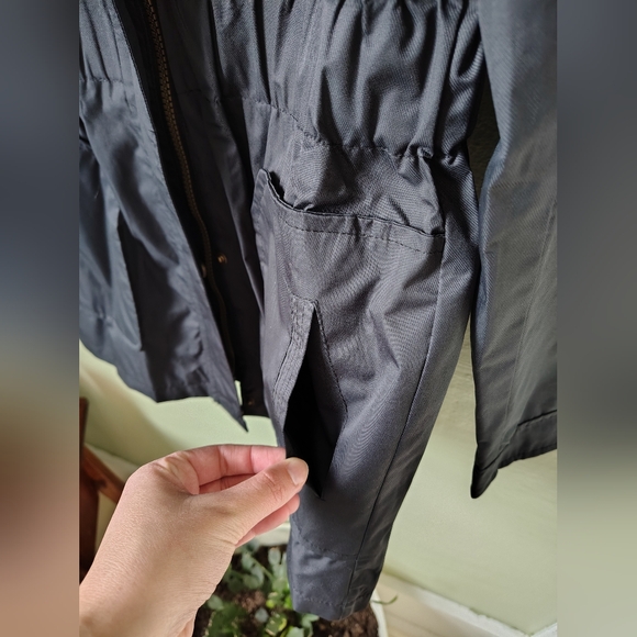 Yoki Girls Medium (Size 8-10) Black Anorak Outerwear Jacket w/ Removable Hood - Picture 6 of 13